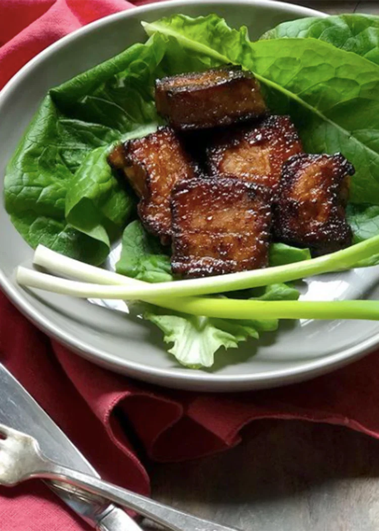 Apple Cider Braised Pork Belly